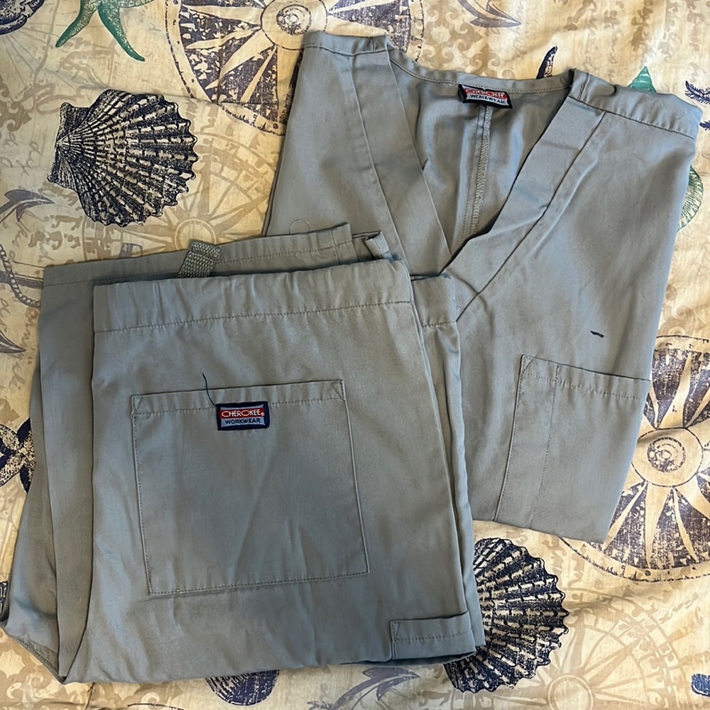Gray Cherokee Scrubs